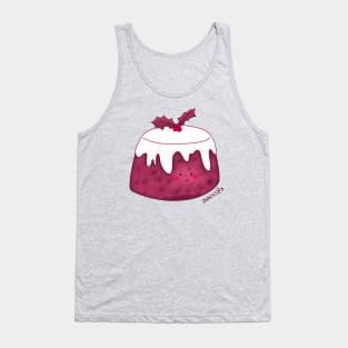 Christmas Pudding in PINK Tank Top